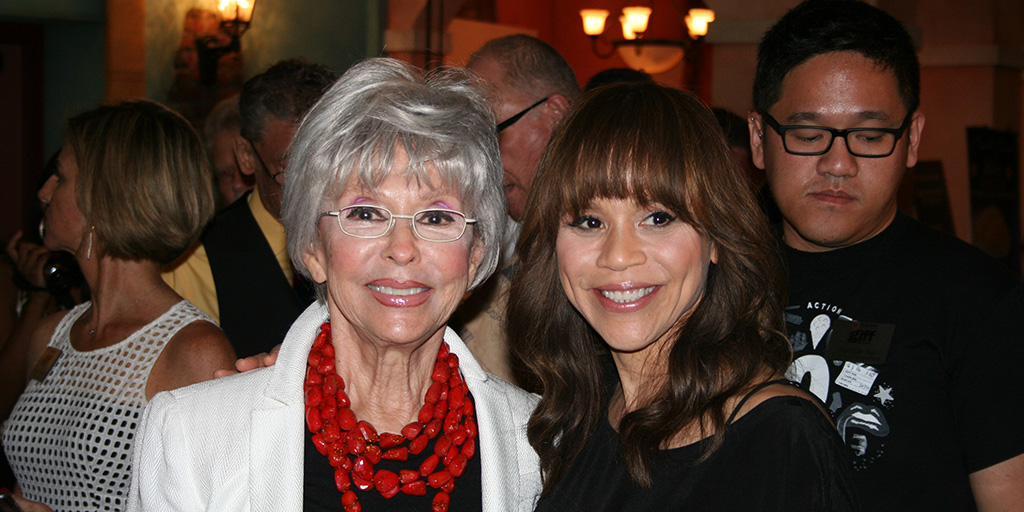 Rita Moreno and Rosey Perez at the Gasparilla Film Festival 2016 in Tampa.