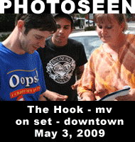 The Hook - music video shoot - on set downtown Orlando - May 3, 2009